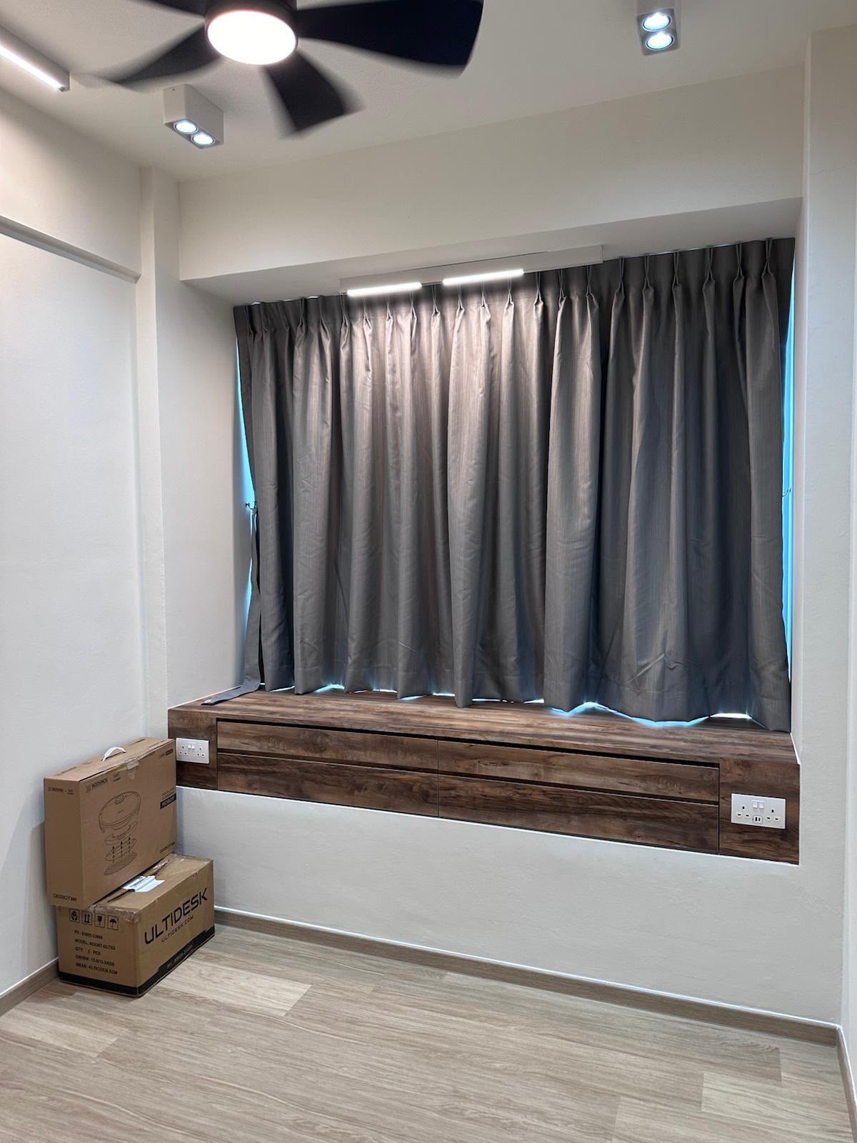 HDB bedroom, ready — real Kin & Klean job