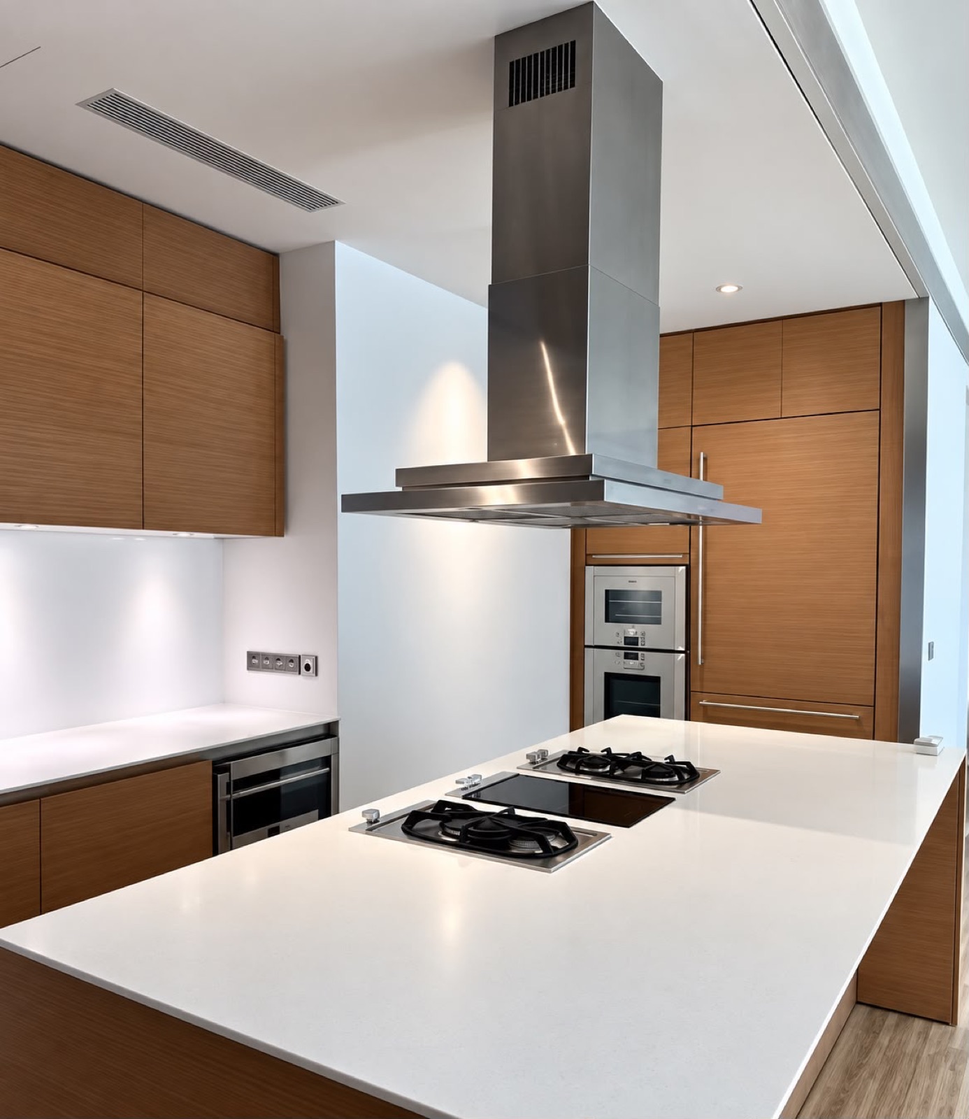 Kitchen island & hood — real Kin & Klean job